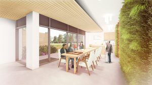 Yee Hong Hospice Dining Room illustration